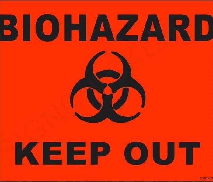 biohazard symbol keep out