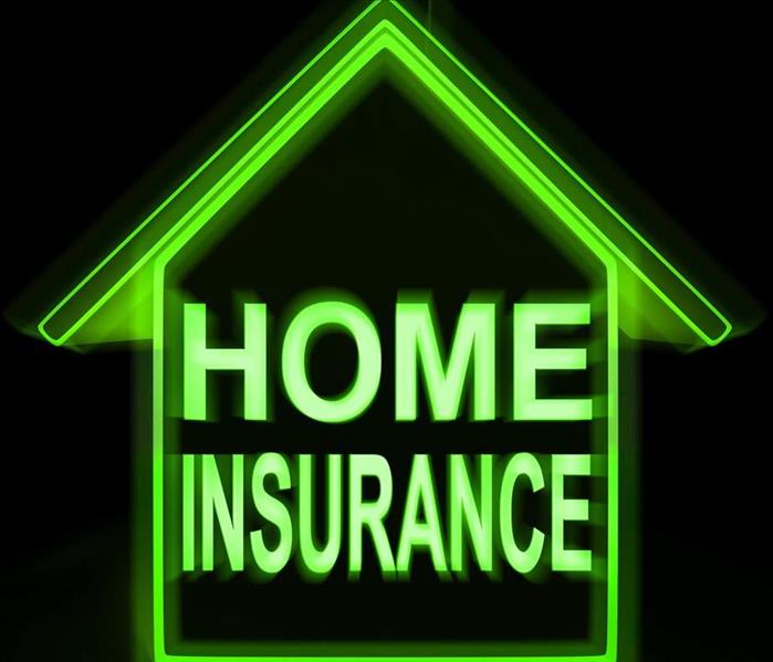 home insurance green sign